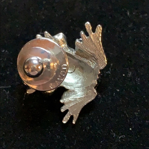 Mini Frog with Green Crystal Eyes & Marquisette - Picture 4 of 5